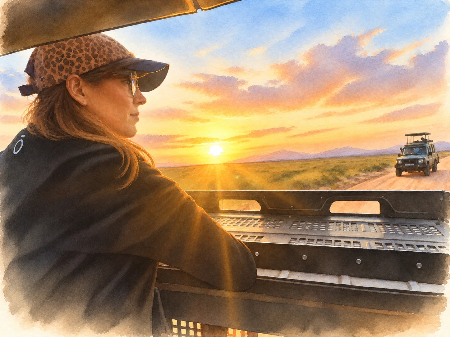 juli-safari-sunset-watercolor